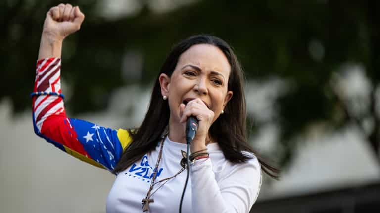 Nobel Peace Prize winner María Corina Machado dedicates award to President Trump