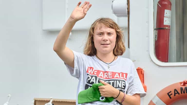 Greta Thunberg’s aid vessel intercepted by Israeli military