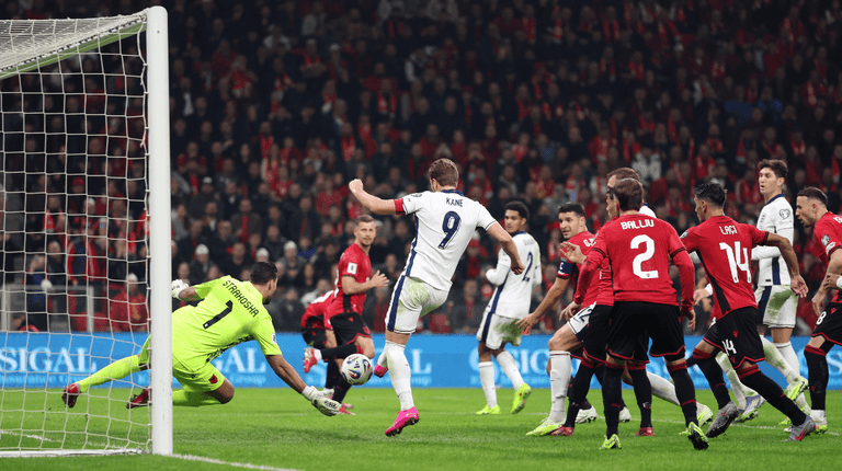 England set incredible World Cup record after winning 2-0 in Albania