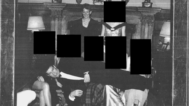 Andrew pictured lying on laps at Sandringham in new Epstein file release