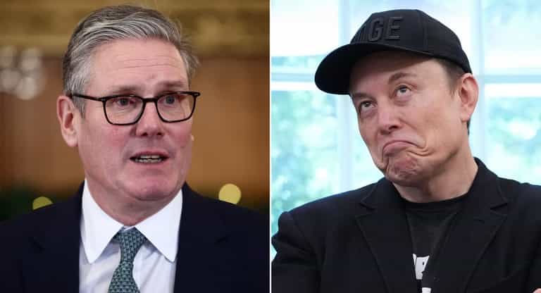 Musk posts semi-naked picture of Starmer as X faces UK ban Musk posts semi-naked picture of Starmer as X faces UK ban