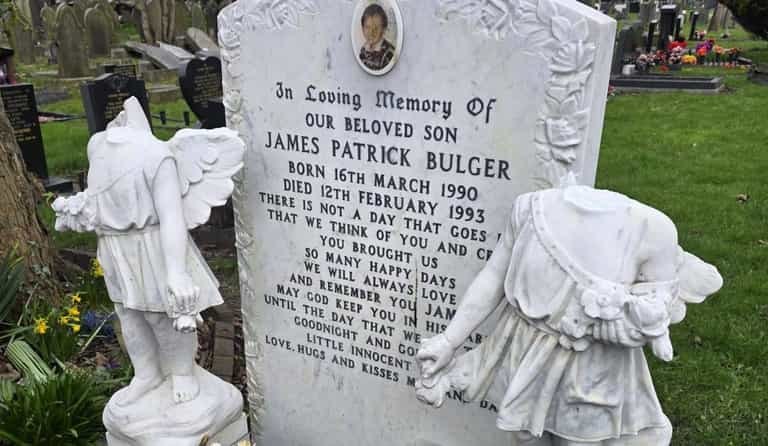 Murdered toddler James Bulger’s grave vandalised for a second time