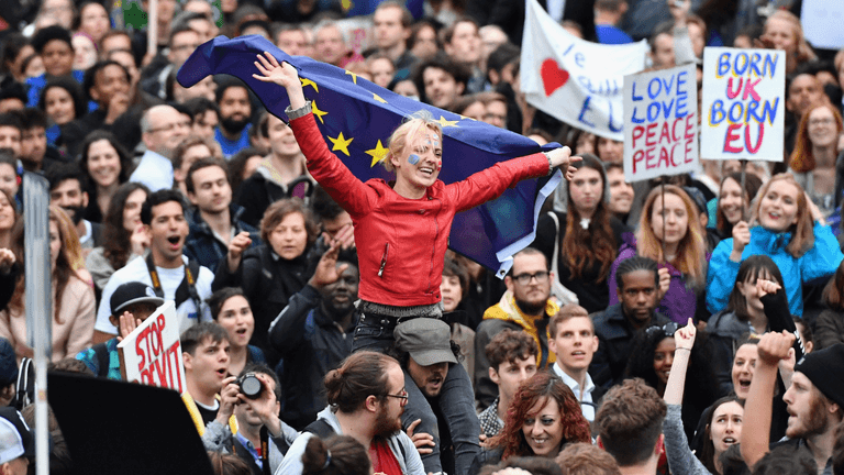 More than 80 per cent of 16 to 24-year-olds would vote to rejoin the EU, poll shows