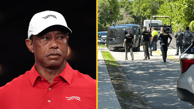 Tiger Woods involved in serious roll over car crash