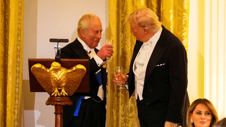 King Charles hits back at Trump with World War Two quip