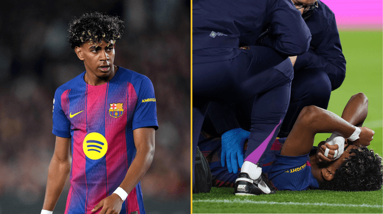 Barcelona issue statement confirming full extent of Yamal’s hamstring injury