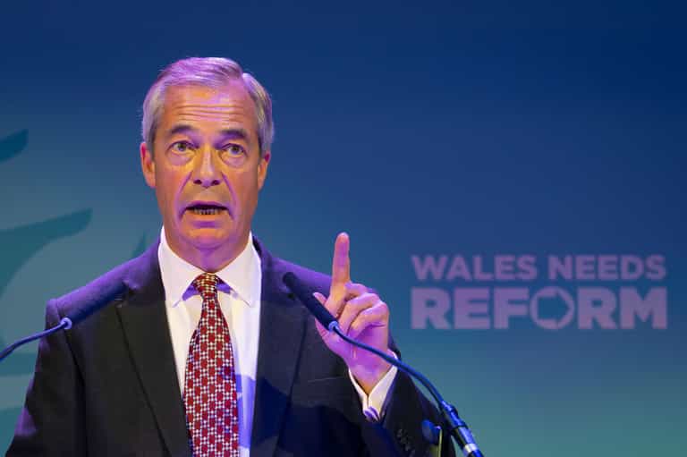 Labour refers Farage’s claims about Russian phone hacking to the police