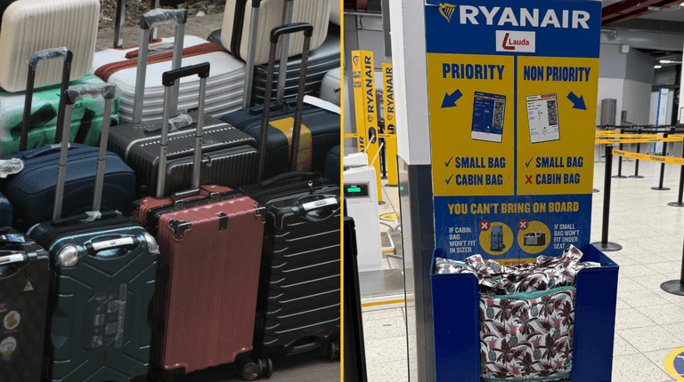 Revealed: How much Ryanair staff will be paid for catching oversized bags