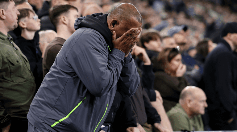 Man City’s viral ‘bottle fan’ brutally mocked by Everton minutes after 3-3 draw