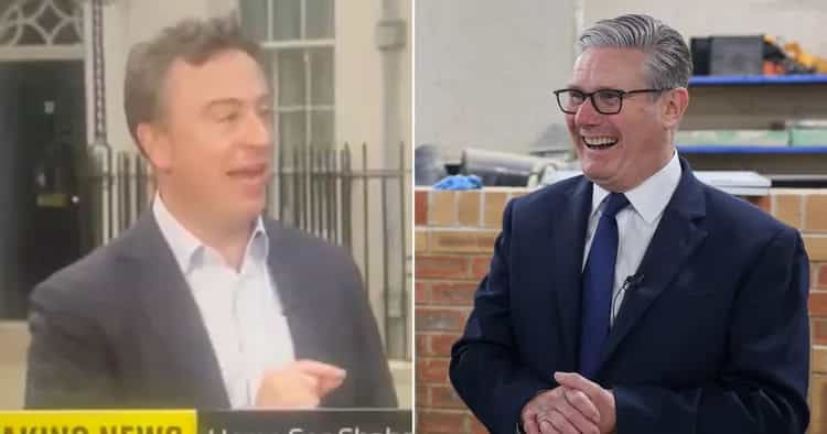 Sky News host claims Starmer photos are ‘government propaganda’ and ‘fake news’