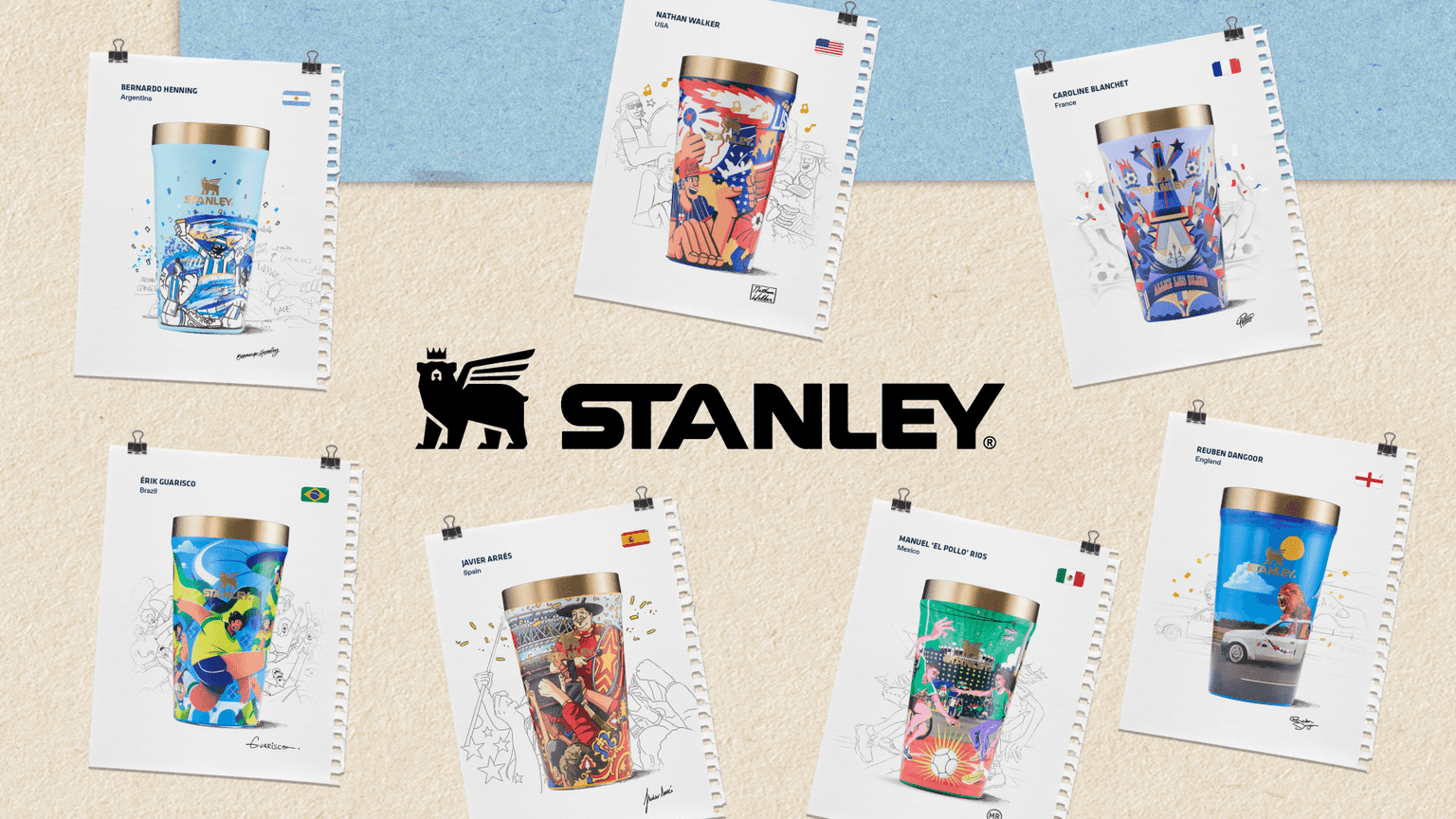 WIN: Stanley 1913’s new limited edition Fútbol Artist Collection with JOE