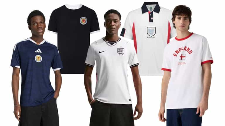 The best England and Scotland shirts to buy before World Cup 2026 kicks off