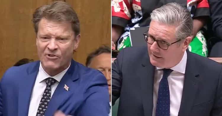 Keir Starmer eviscerates Richard Tice at PMQs over ‘aggressive tax avoidance’