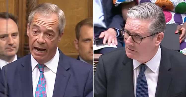 Keir Starmer calls out Farage’s ‘pure, cold rage’ comments during PMQs