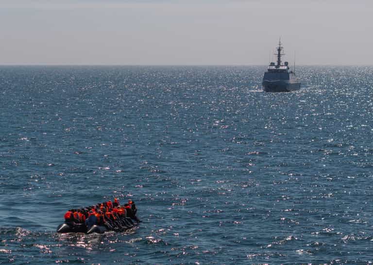 Channel crossing boat fire: 173 migrants rescued
