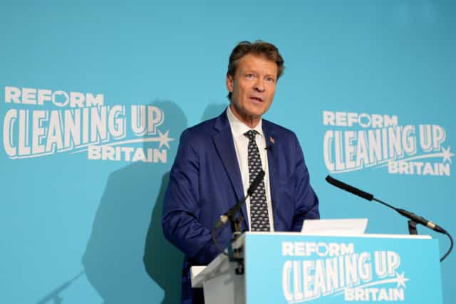 Reform UK’s deputy leader Richard Tice under investigation by parliamentary standards watchdog