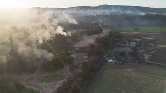 Stourbridge fire: Homes gutted as 11 wildfires break out across the West Midlands