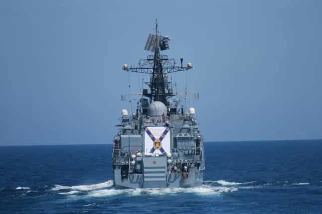 Russian warships surge in UK waters, Royal Navy warns