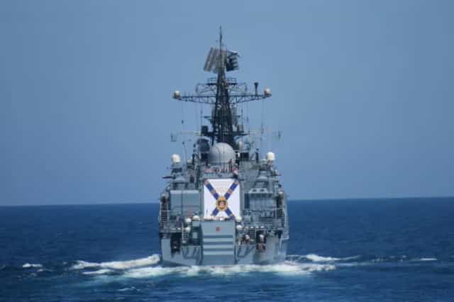 Russian warships surge in UK waters, Royal Navy warns