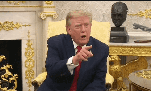 Donald Trump shouts ‘fake news’ at CNN reporter in full-on White House meltdown