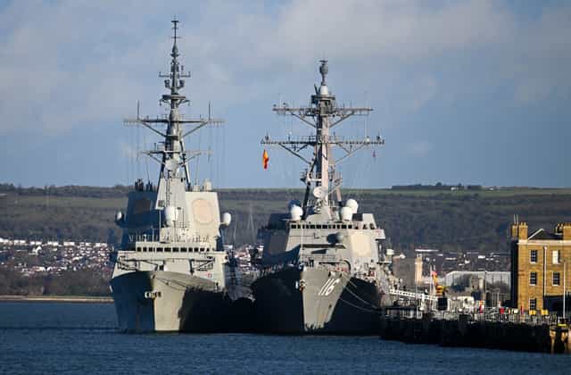 USS Klakring sunk off Scotland during joint UK-US drill
