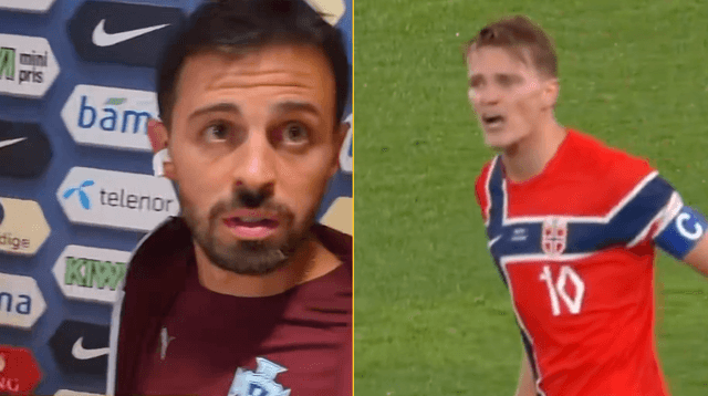 Bernardo gives blunt four-word response after Ødegaard accused him of tackle that ‘doesn’t belong in football’