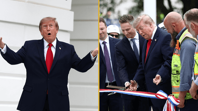 Trump’s attack on the press ‘backfires’ as microphones go silent during White House event