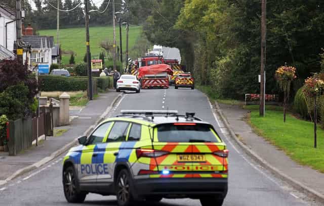 Ballygowan Road deaths: police name two men killed in workplace incident