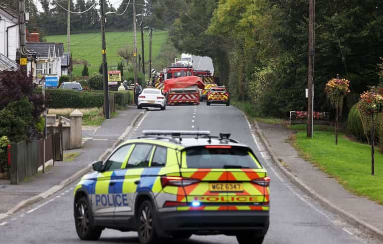 Ballygowan Road deaths: police name two men killed in workplace incident