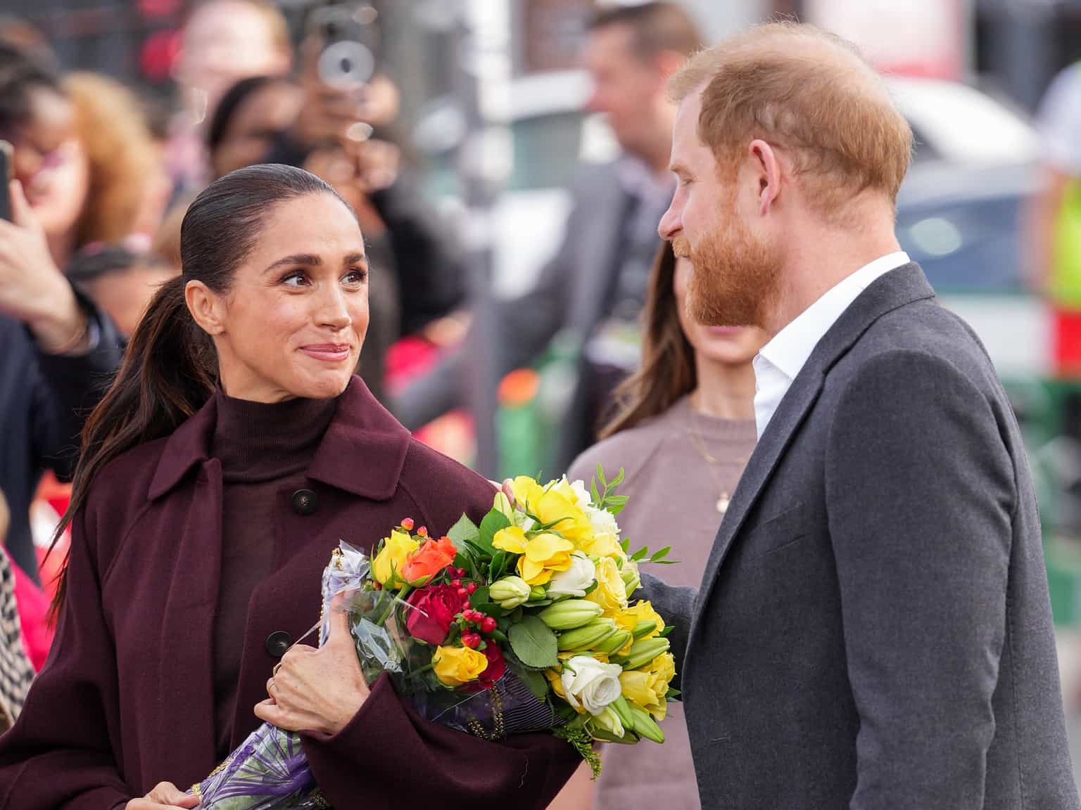 Prince Harry and Meghan make first UK appearance since return
