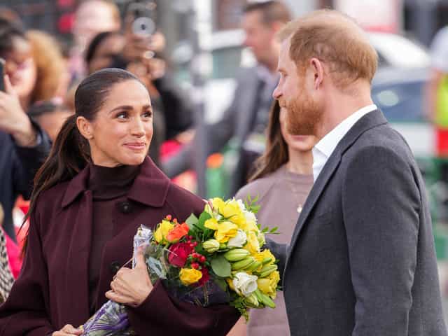 Prince Harry and Meghan make first UK appearance since return