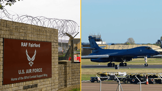 US removes all bombers from RAF Fairford following the incident