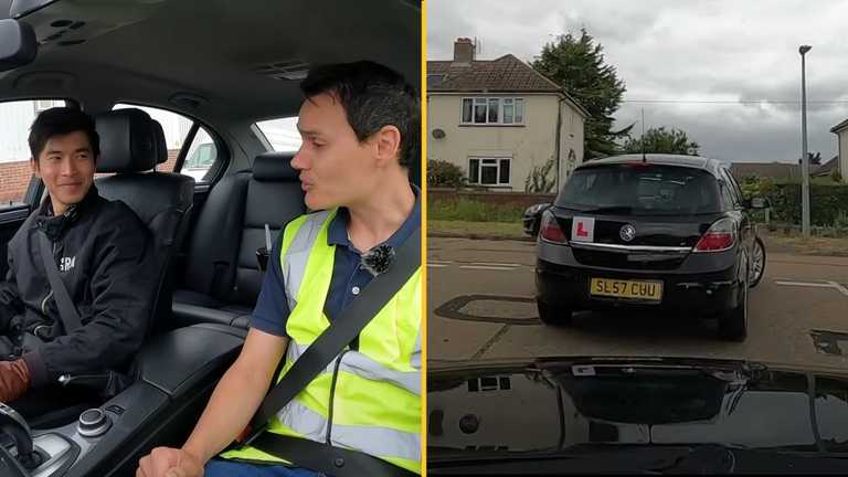 Experienced US driver takes UK driving test without lessons