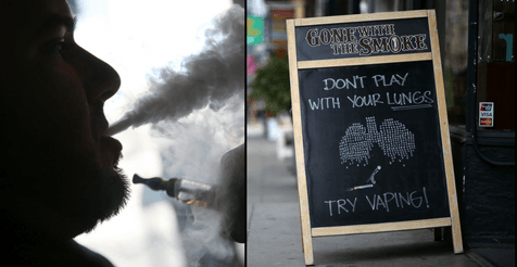 Smoking an e-cigarette could have a devastating impact on your health Smoking an e-cigarette could have a devastating impact on your health
