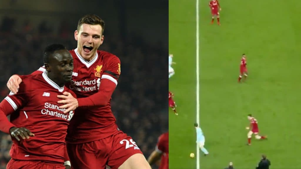 Liverpool fans adored Andy Robertson’s lung-busting attempt to press Manchester City