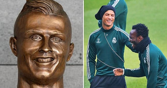Michael Essien’s bizarre statue in Ghana is even worse than Ronaldo’s dodgy bust Michael Essien’s bizarre statue in Ghana is even worse than Ronaldo’s dodgy bust