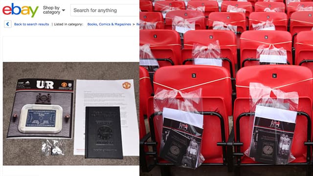 Man United supporters furious as some fans try to sell Munich mementos online