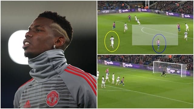 Paul Pogba’s part in Crystal Palace’s first goal needs to be highlighted Paul Pogba’s part in Crystal Palace’s first goal needs to be highlighted