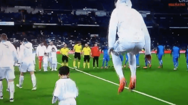 WATCH: Real Madrid mascot imitates Cristiano Ronaldo’s pre-match ritual