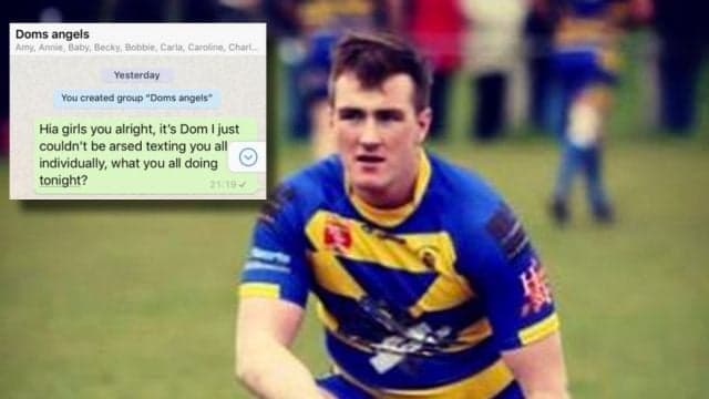 Drunk rugby player creates WhatsApp group to flirt with 52 girls, ends predictably