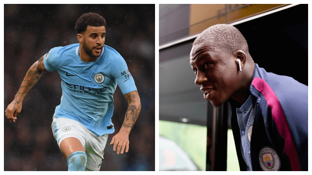 Benjamin Mendy and Kyle Walker’s Twitter exchange after winning the title was delightful
