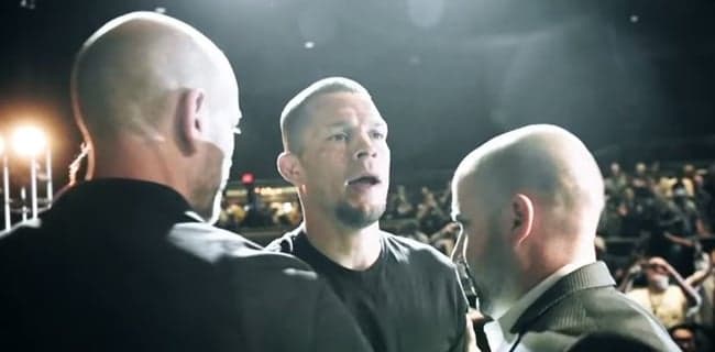 Nate Diaz allegedly slaps fighter during heated altercation with fellow UFC star Nate Diaz allegedly slaps fighter during heated altercation with fellow UFC star