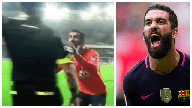 Arda Turan banned for 16 games for violent conduct towards assistant referee Arda Turan banned for 16 games for violent conduct towards assistant referee