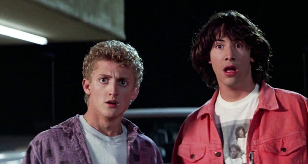 Excellent news, as Bill and Ted 3 is finally happening