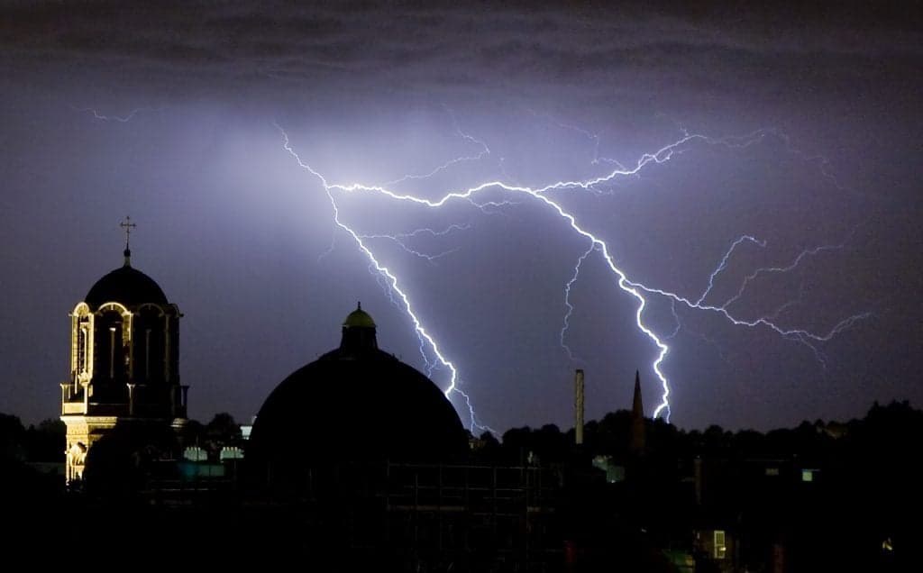 Yellow weather warning as UK braces for 48 hours of ‘life-threatening’ thunder and lightning