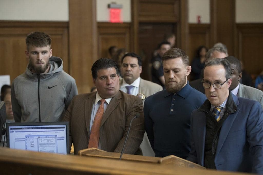 Conor McGregor appears in court to face bus assault charges, apologises for behaviour