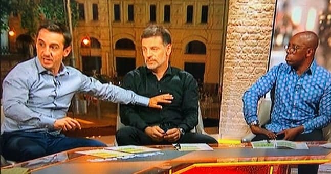Gary Neville does Roy Keane proud after close encounter with Slaven Bilic Gary Neville does Roy Keane proud after close encounter with Slaven Bilic