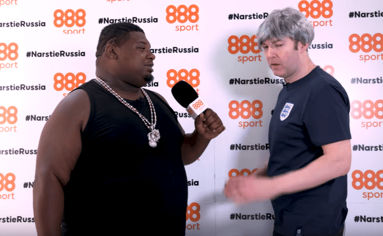 Big Narstie learns the finer points of interviewing on his quest to become a reporter Big Narstie learns the finer points of interviewing on his quest to become a reporter