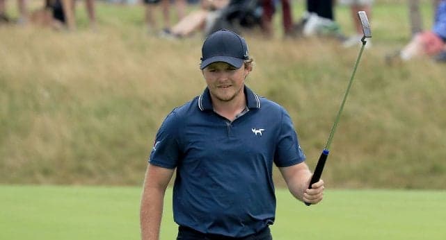Golfer who finished three shots off Open winner admits he played final round hungover Golfer who finished three shots off Open winner admits he played final round hungover