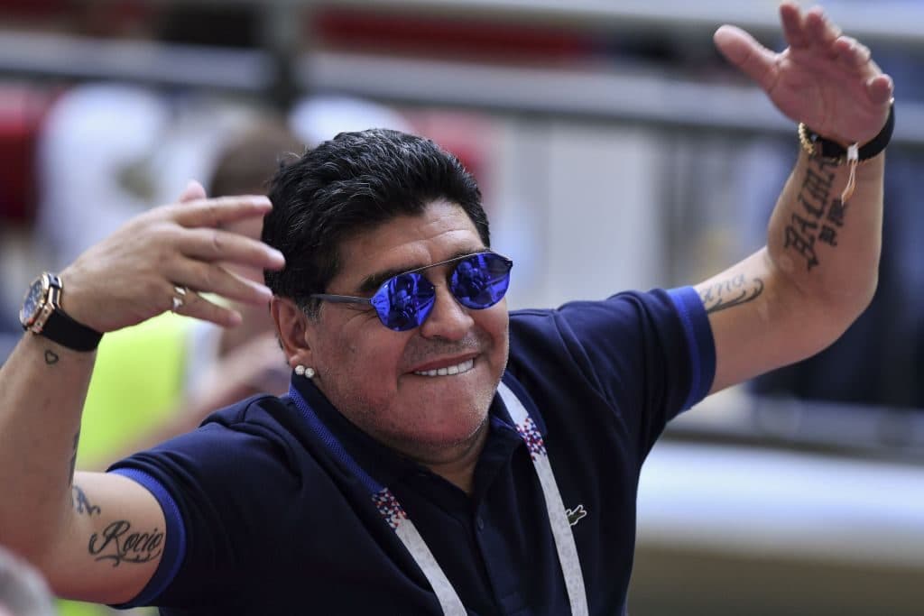Diego Maradona apologises for comments about England’s win over Colombia